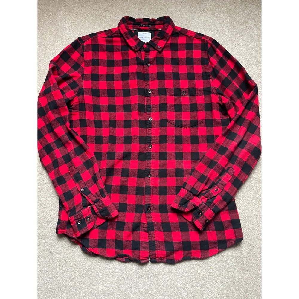 Mens flannel button down